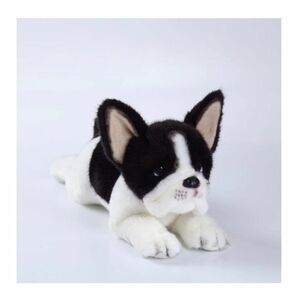 フレンチ ブルドッグ 犬 ぬいぐるみ リアル ソフト ハンドメイド 横たわっている 犬 ぬいぐるみ プレゼント　わんこ おもちゃ