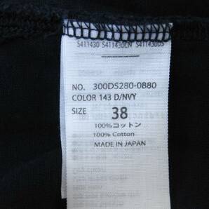 ☆エンフォルドENFOLD☆カットソー☆五分袖☆NAVY☆38(M)☆コットン☆クルーネック☆ゆったりスタイル☆の画像6