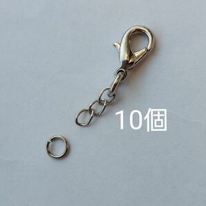 カニカン 丸カン アジャスター付き金具 10本セット