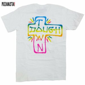 LA限定 Pizzanista Dough Town Tee ピッザニスタ Tシャツ 半袖 C.R. Stecyk III パウエルペラルタ Dog Town パロディー 海外限定 白/S