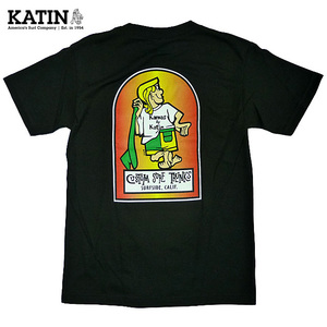 US限定 Katin Blend Tee ケイティン Tシャツ 半袖 カットソー K-Man 黒 Black カリフォルニア サーフィン 海外限定/M