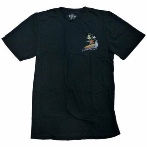 海外正規ライセンス Disney Mickey Mouse Mickey Surf T-Shirt ミッキーマウス ディズニー サーフィン ヴィンテージ Tシャツ 黒/S