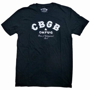 海外正規ライセンス CBGB Tee シービージービー オフィシャル ロゴ Tシャツ パンク ライブハウス フェス ニューヨーク 黒/L