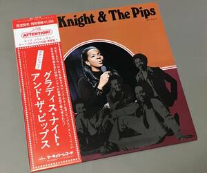 LP［グラディス・ナイト&ザ・ピップス Gladys Knight&The Pips／アテンション !］帯付◆国内盤