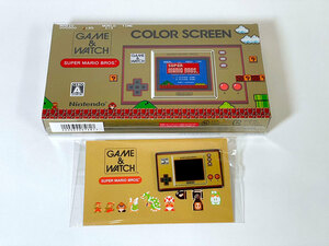 [ unopened * unused ] nintendo game & watch Super Mario Brothers Amazon limitation original pin z attaching 