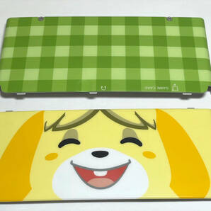 NEW ニンテンドー 3DS 本体 交換できるきせかえプレート どうぶつの森「しずえ」プレート付★初期化済★中古★現状品★通電確認済★の画像9