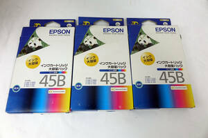 EPSON ICCL45B * Eシリーズ用 純正インクカートリッジ 未使用期限切れ 3個 即決