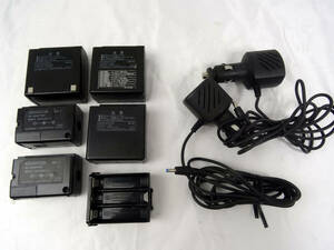 KENWOOD 無線機用バッテリーケース、シガー電源 各種 PB-6 BT-6 DC-1 BT-8 PG-3H