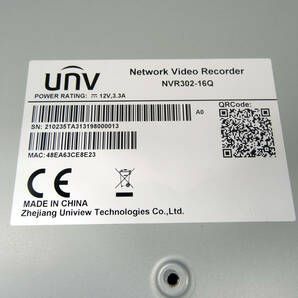 UNV NVR-302-16Q ネットワークビデオレコーダーの画像4