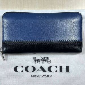 送料無料！コーチ COACH 長財布　レザー　ウォレット　カード入れ　小銭入れ