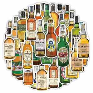【ステッカー】全50枚・ビール BEER 洋酒 お酒 （送料無料！）の画像1