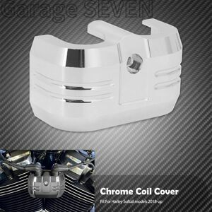 Harley Softail Coil Cover ハーレー ソフテイルモデル アルミビレット コイルカバー Chrome sg1013