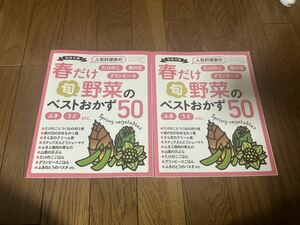 人気料理家のベストおかず50 2024.3月号　付録のみ 