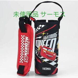 未使用品 サーモス カーズ 水筒カバー ディズニー ホルダー THERMOS FHL-401FDS 黒 車 水筒ケース 男の子