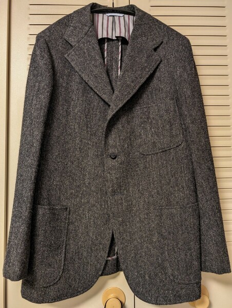 【新品未使用】kenneth field　ケネスフィールド　スポーツコート　sport coat ツイード　ジャケット　jacket fox brothers 