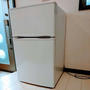 maxzen マクスゼン 冷蔵庫 90L 2019年製 2ドア冷蔵庫 2ドア 耐熱性能天板 JR090ML01