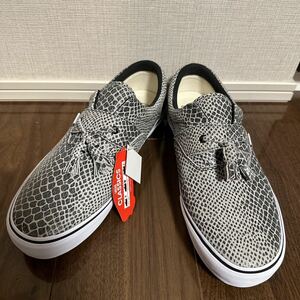 VANS エラ パイソン柄 タッセル サイズ12 30cm相当 タッセルローファースニーカー バンズ Python / White