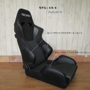 1023 J's工房 RECARO レカロシートSR-6 ②③プロテクターRL 4点セット の画像1