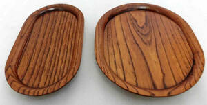  earth . zelkova ( zelkova ). lacquer on . small stamp three vessel tray & small stamp one . tray . tea utensils 