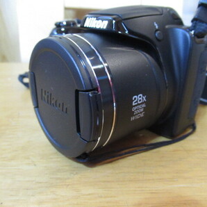 69169 Nikon コンパクトデジタルカメラ COOLPIX L340 単三電池式 ポーチ付き ニコン 通電確認済み 中古品 譲渡品の画像3