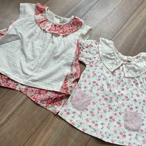 センスオブワンダー チュニック トップス　花柄 半袖Tシャツ