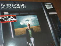 新品 未開封 MIND GAMES EP / JOHN LENNON AUDIOPHILE BLACK 180G VINYL RECORD STORE DAY RSD限定盤 ジョン・レノン 12インチ アナログ_画像6