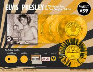 THIRD MAN RECORDS VAULT 59: ELVIS PRESLEY AT 706 UNION AVE:THE SUN SINGLES1954-55エルヴィス・プレスリー サン レコード7インチ6枚組