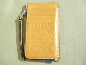 [ secondhand goods ] Loewe purse coin case / change purse . card inserting LOEWE