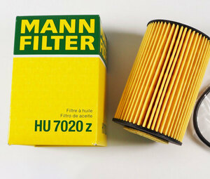 MANN-FILTER マンフィルターオイルエレメントVW Volkswagen フォルクスワーゲンOE番号：03N115562BHU7020Z