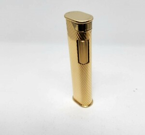 dunhill ダンヒル ドレス　キャンディ模様　ゴールド[d247]