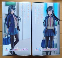 新品未開封　２個セット　青春ブタ野郎はおでかけシスターの夢を見ない　Luminasta ルミナスタ 桜島麻衣 フィギュア　そ_画像2