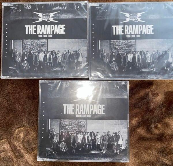 新品未開封　RAMPAGE CD 3枚セット 