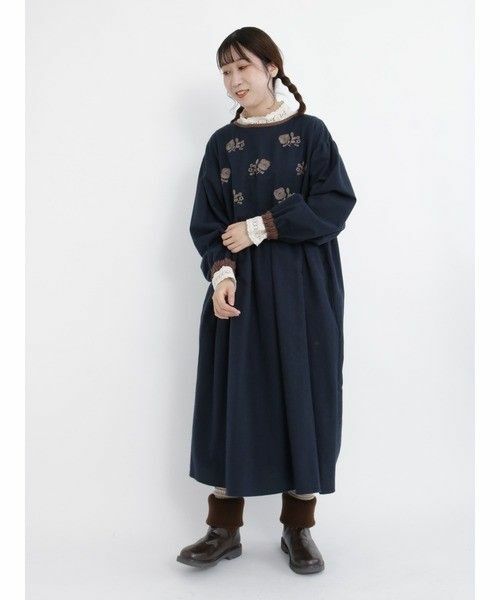 ETHICAL CRAFTS　コットン刺繍ワンピース 5/13（月）迄のSale価格です☆