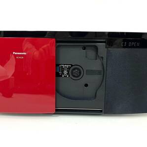 【通電のみ確認済】Panasonic/パナソニック コンパクトステレオシステム SC-HC29-R レッド 赤 CD Bluetooth ミニコンポ (48352K8)の画像4