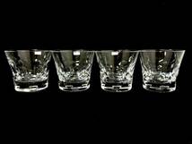 Baccarat/バカラ おまとめ 4客 セット オールドファッショングラス ロックグラス カットガラス バカラグラス ベルーガ 4個 (48421MT4)_画像5