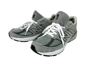 (1) NEW BALANCE/ニューバランス 990v5 ウルトラソフトコンフォートインサート オーソライト M990GL5 メンズスニーカー 27.5㎝（47851K1）