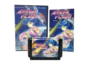 【メガドライブソフト】 ARROW FLASH/アローフラッシュ G-4039 セガ シューティング ゲームカセット おもちゃ MD (46949H16)