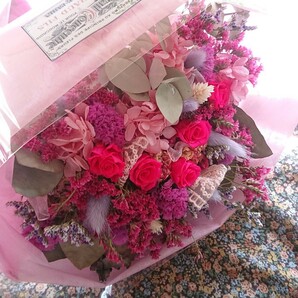 ☆Bouquet de minuit＊薔薇の花束＊プリザーブドフラワー＊ドライフラワー＊感謝sale￥1～☆の画像5