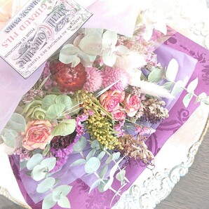 ☆ドライフラワー＊グレビレア 薔薇の花束＊感謝sale￥１～☆の画像4