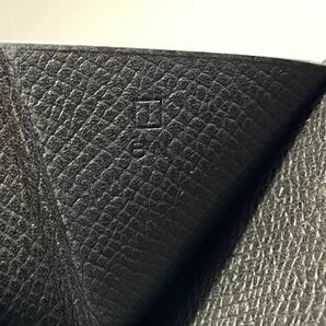 正規品 HERMES エルメス ベアン クラシック ヴォーエプソン シルバー金具 黒 □I刻印 2005年製 ブラック 長財布 二つ折りの画像6