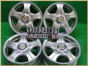 [中古ホイール4本セット]Reverline[13x5J+35/100/114.3/4H]サクシード,プロボックス,パッソ,ヴィッツ(10系),パルサーS-RV,プレセア,ロゴ