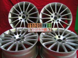 [中古ホイール4本セット]BORBET タイプLS[18x8J+18/120/5H]BMW 5シリーズ(E39,E60,E61)、6シリーズ(E63,E34)、7シリーズ(E65,E66)