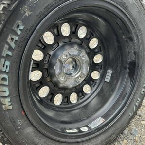 155/65r14 MUDSTAR WANPAKU マッドタイヤ 軽バン オフロード 5J×14インチ +35の画像7