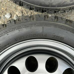 155/65r14 MUDSTAR WANPAKU マッドタイヤ 軽バン オフロード 5J×14インチ +35の画像6