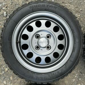 155/65r14 MUDSTAR WANPAKU マッドタイヤ 軽バン オフロード 5J×14インチ +35の画像2