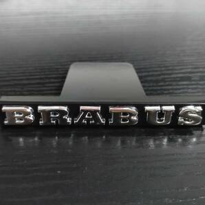 ネコポス送料無料 メルセデスベンツ BRABUS エンブレム フロントグリル用 メッキ ブラバス ｗ463 w222の画像3