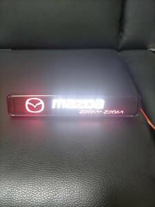 国内発送MAZDAマツダ 光る LED フロント グリル エンブレム CX-5 CX-8 CX-3 MAZDA2 タイタン CX-30 ロードスター MAZDA3ファストバック