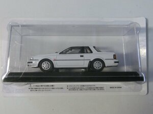 Kml_ZZm217／アシェット 国産名車コレクション 1/43　Nissan Silvia Coupe (1983) ホワイト （外箱なし　ブリスター未開封）