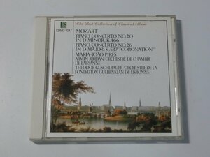 Kml_ZCD1842／モーツァルト：ピアノ協奏曲第20番、第26番「戴冠式」　ピリス （国内CD）