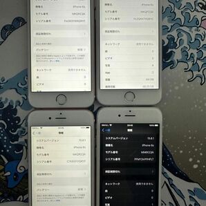 動作確認済み！iPhone 6s 4台セット！ SIMフリー 白ロム Apple